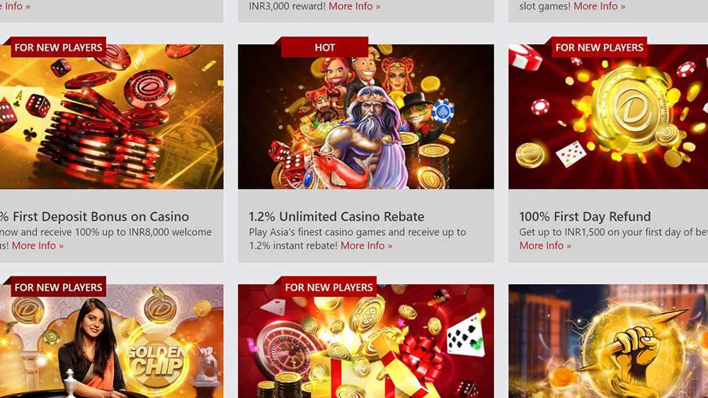 dafabbet casino bonuses and promotions