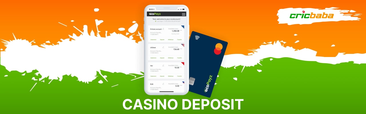 Ecopayz casino deposits