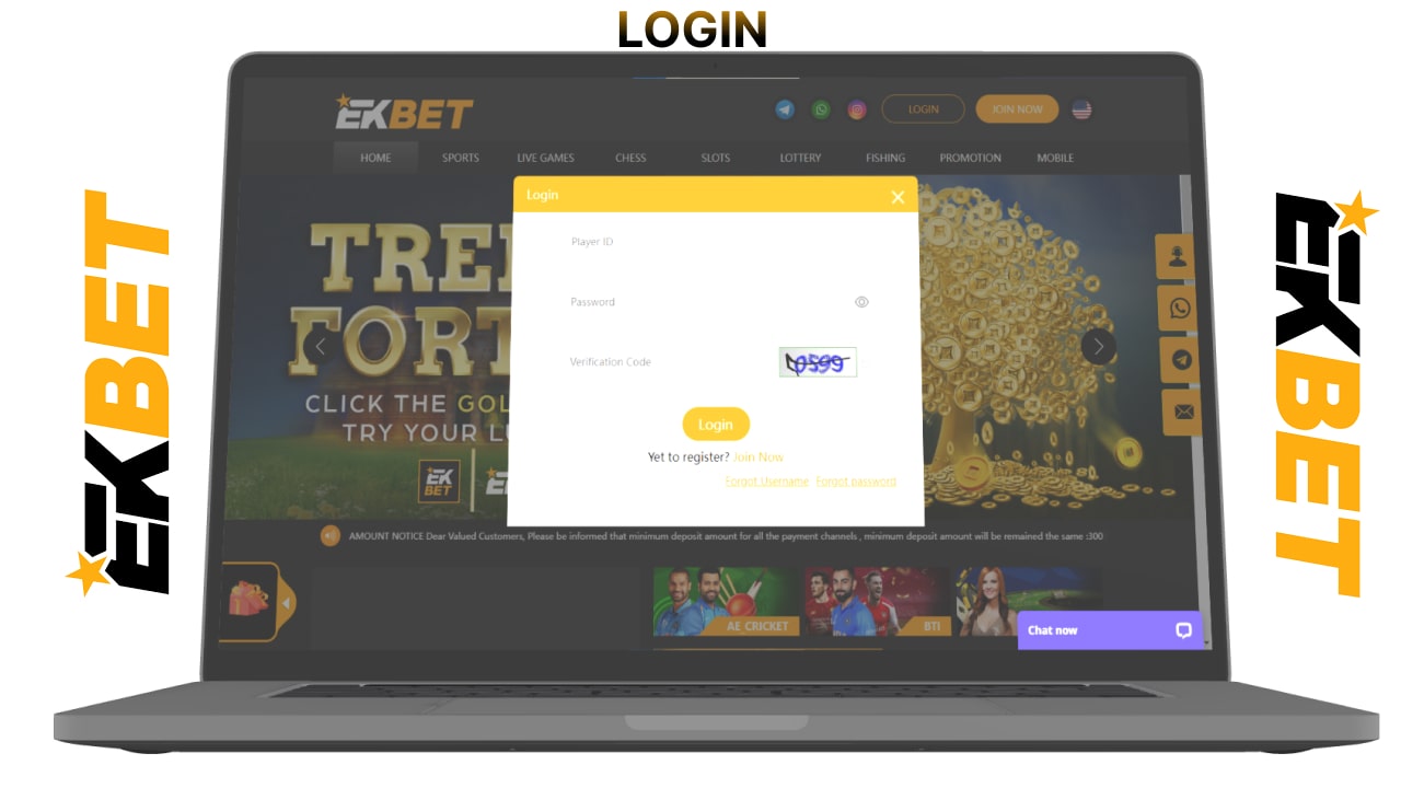 Ekbet registration