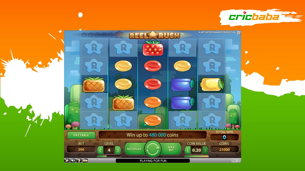 Reel rush slot cricbaba