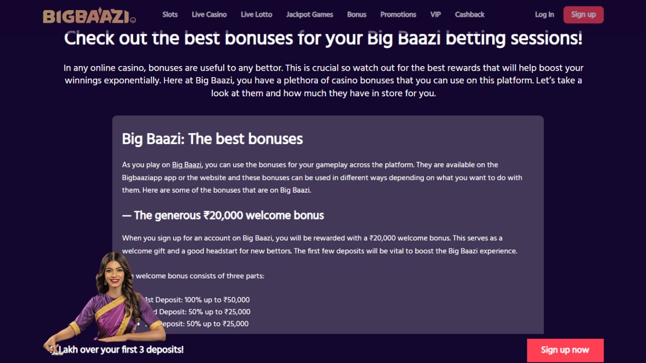 Big baazi bonuses